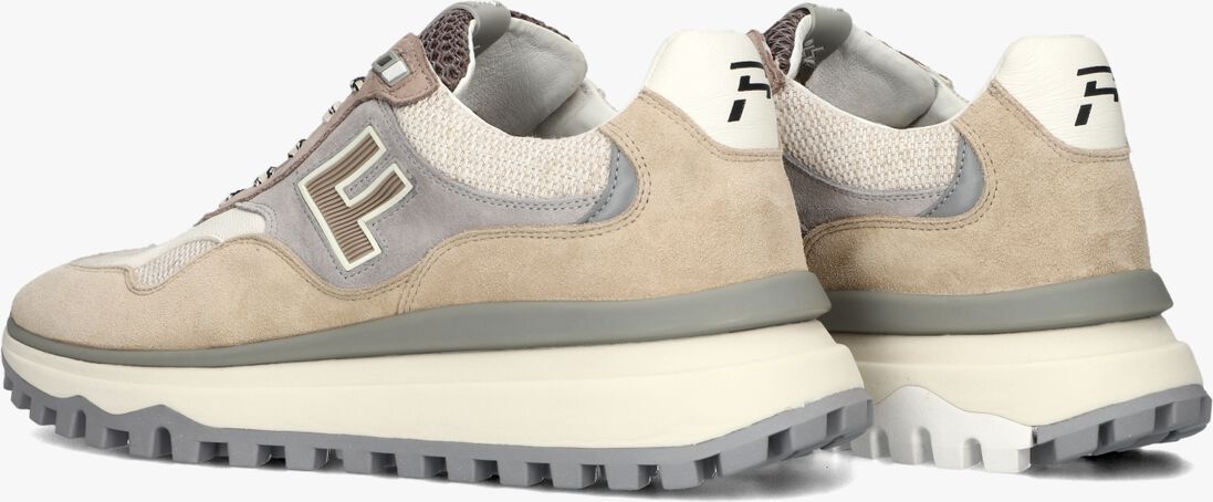 beige floris van bommel lage sneakers sfm-10238 de gripper