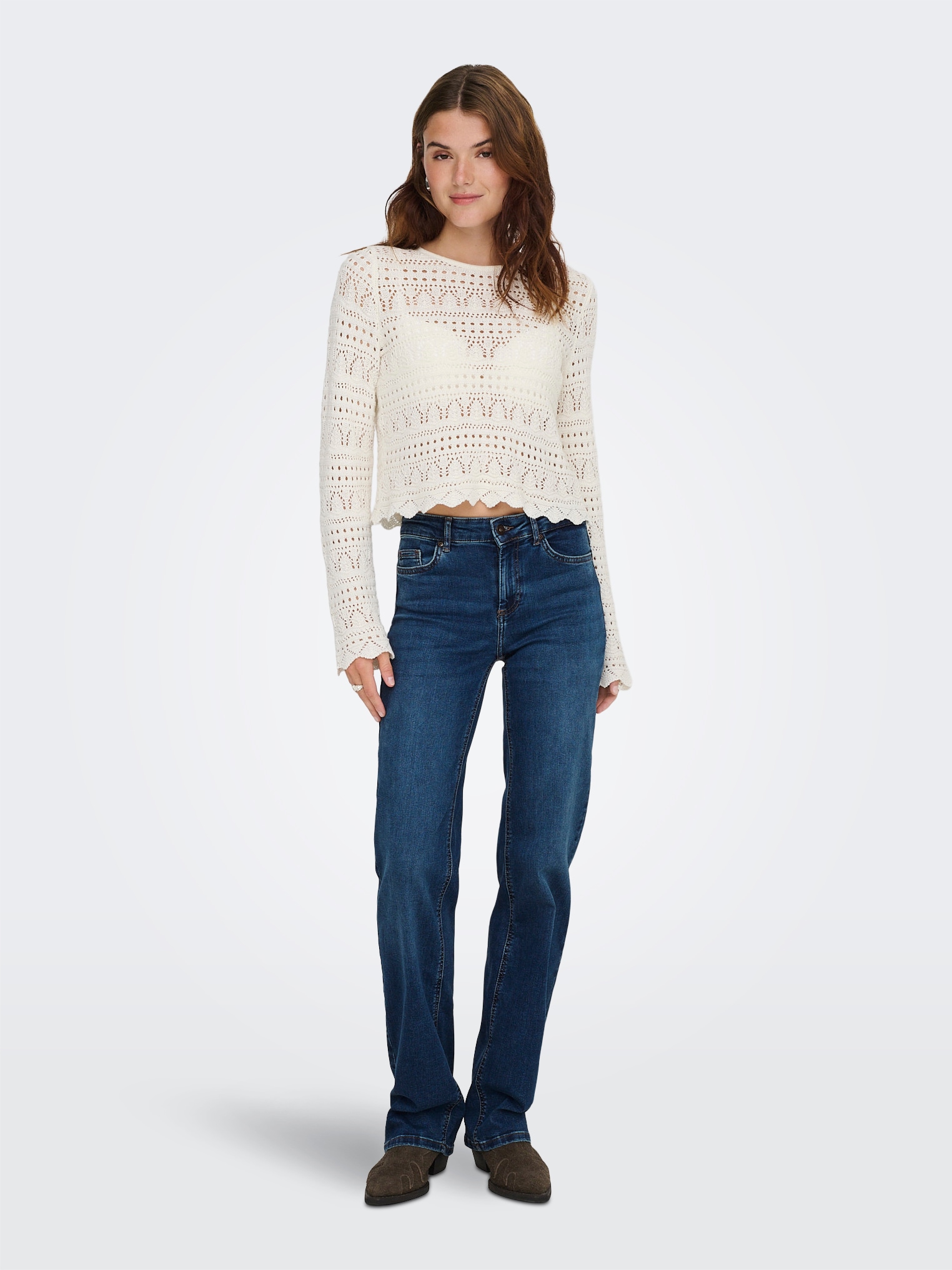 ONLY Straight-Jeans »ONLBLUSH MID STRAIGHT DNM TAI021 NOOS«