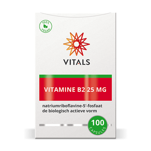 Vitals Vitamine B2 25mg Capsules 100CP