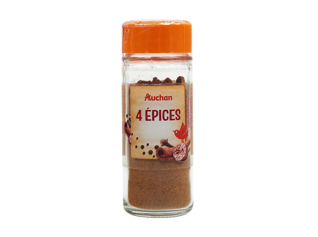 MISTURA AUCHAN 4 ESPECIARIAS 35 G