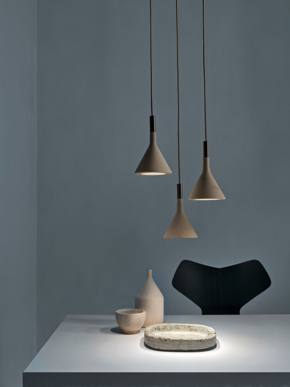 Foscarini Aplomb Mini hanglamp Ø11.5 grijs