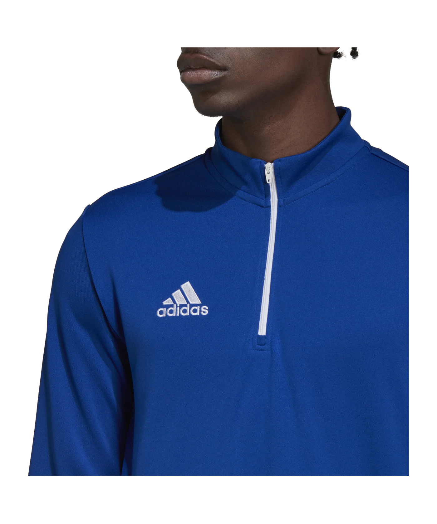 adidas Entrada 22 HalfZip Sweatshirt Blau Weiss