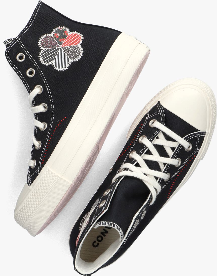 CONVERSE zwarte converse hoge sneaker chuck taylor all star lift hi