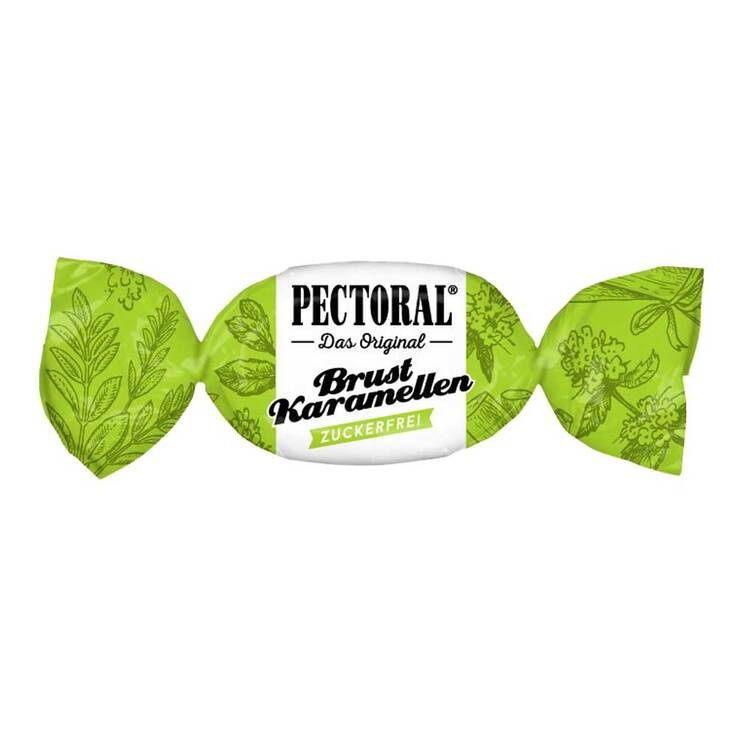 Pectoral Brustkaramellen zuckerfrei, 60 g
