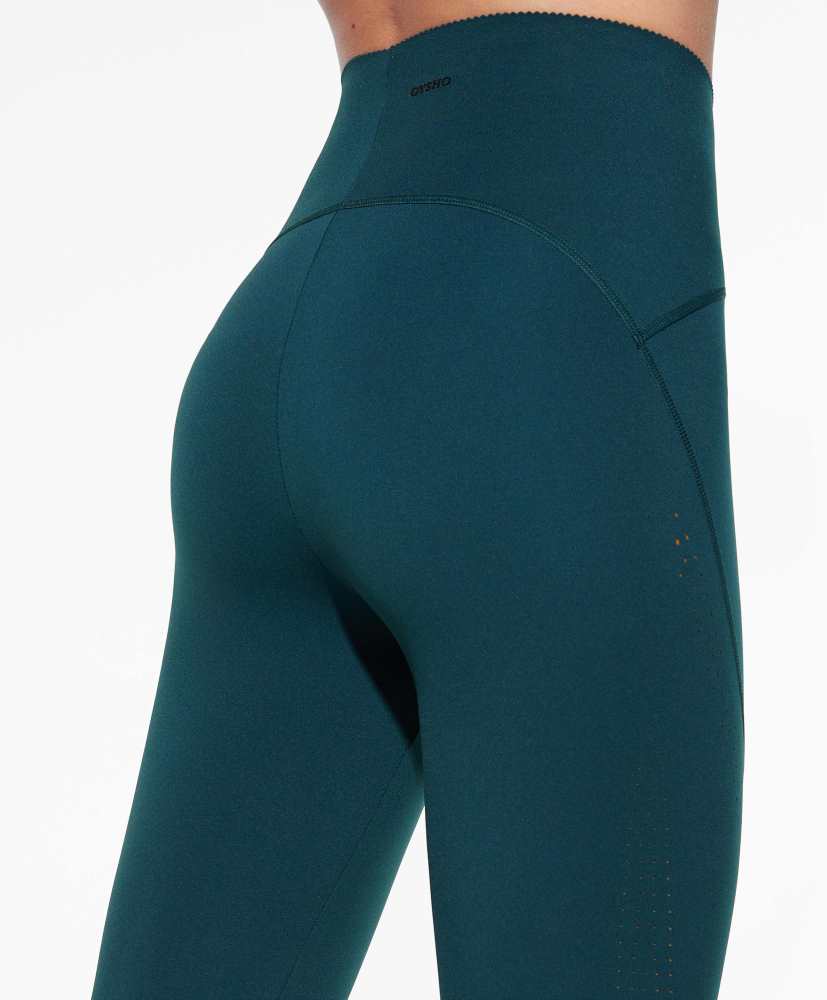 Leggings de compressão microperfuradas 65 cm