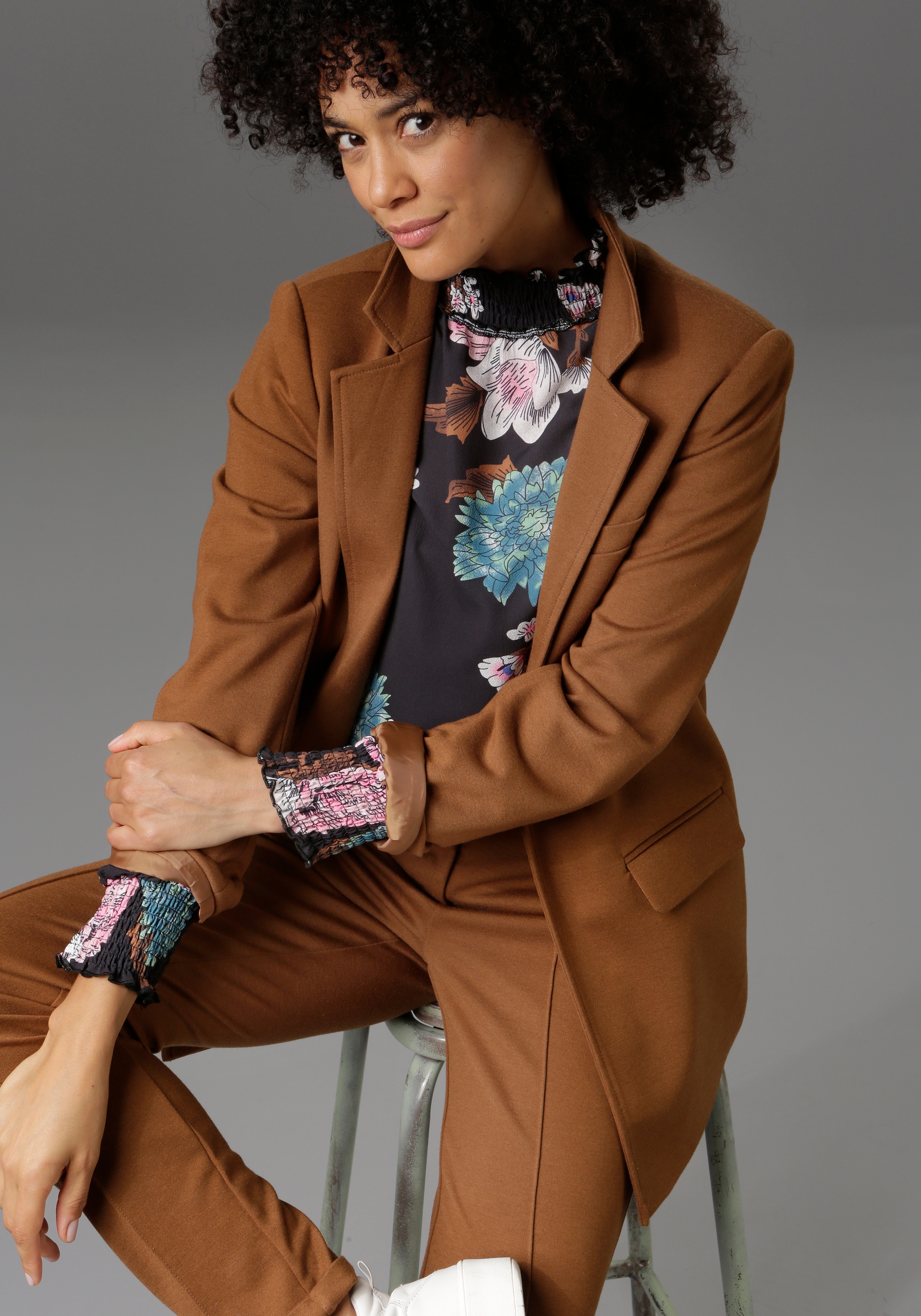 Aniston CASUAL Longblazer , mit Reverskragen