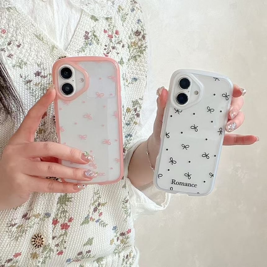 Rockit - Bow-telefoonhoesje - iPhone 16 Pro Max / 16 Pro / 16 Plus / 16