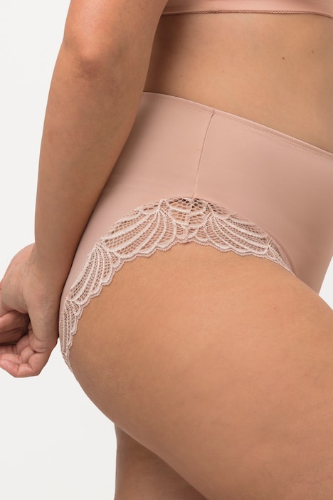 Midislip, seitlich transparente Spitze
