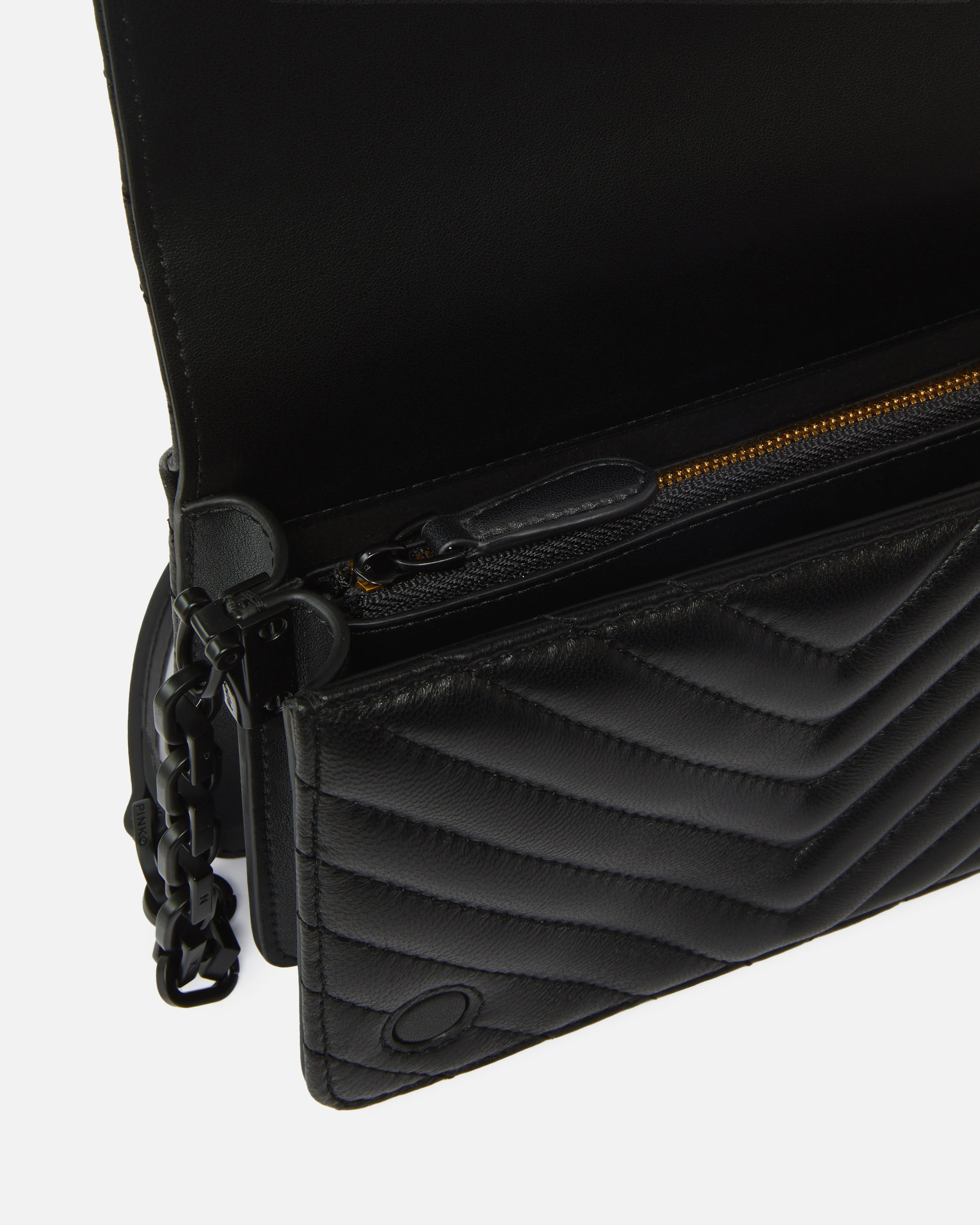 Mini love bag click color block | Noir