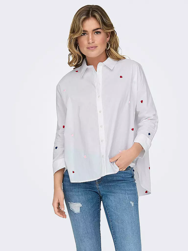 ONLY Bluse ONLNEW LINA weiss