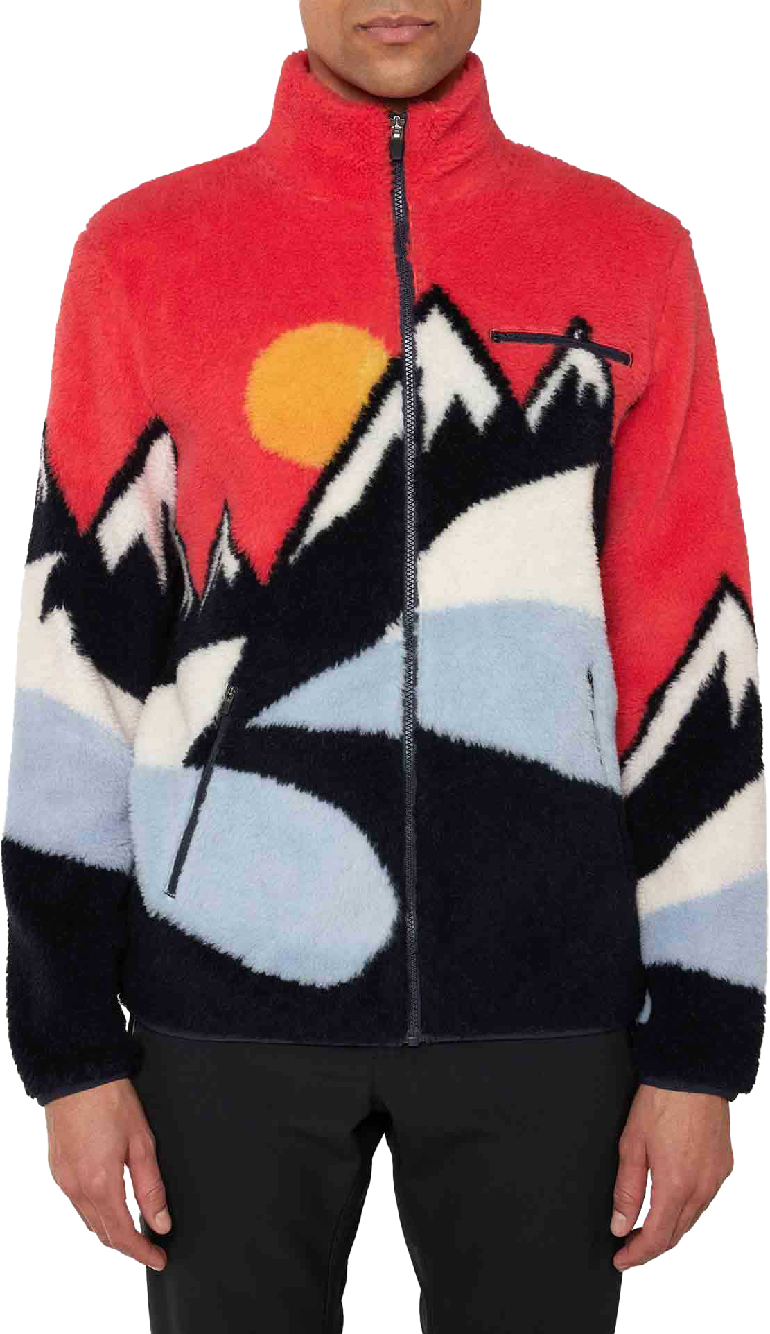 SnowFun Pile Jacket men Flame