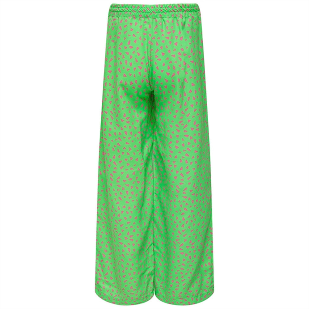 Summer Green Lino AOP Bukser - kids ONLY