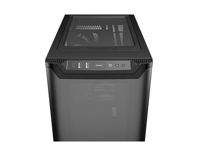 be quiet! PC-Gehäuse Pure Base 501 Airflow Window Schwarz Vielseitiges ATX-Gehäuse mit Seitenfenster