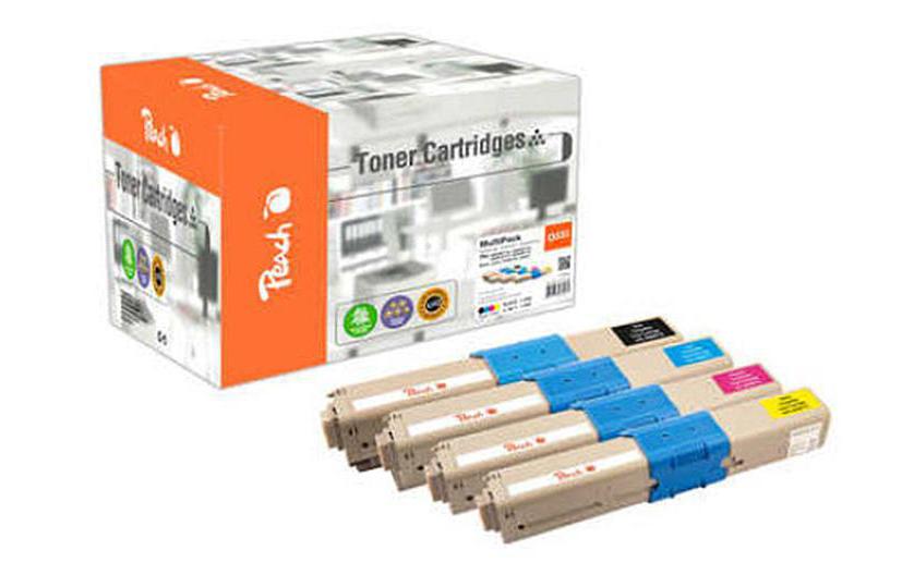 Toner OKI 4650871x Black/Cyan/Magenta/Yellow<br>Tonerset: Black, Cyan, Magenta, Yellow