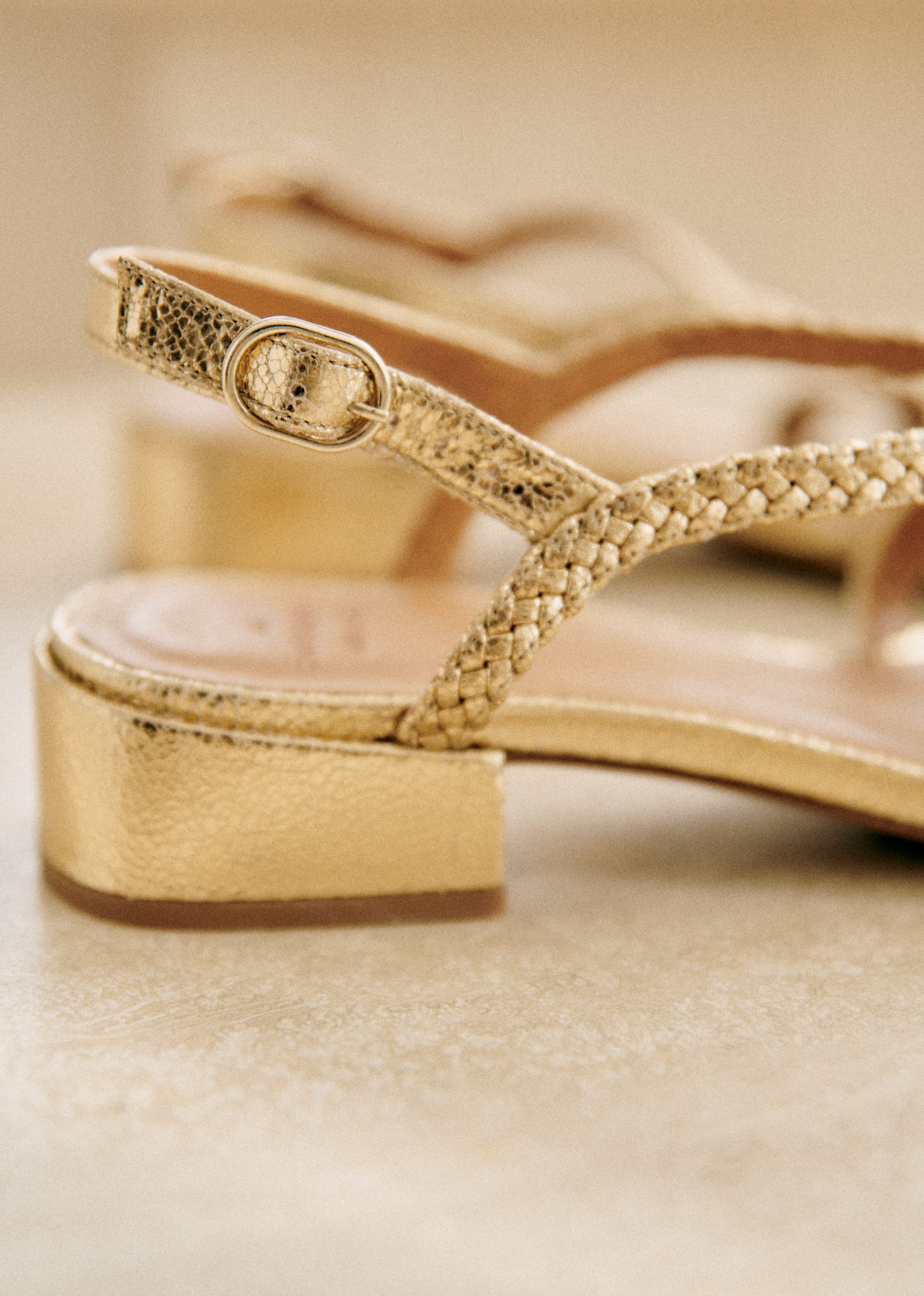 Sandales Low Rosa - Doré Lisse - SOULIERS/SOULIERS Sandales 5906221