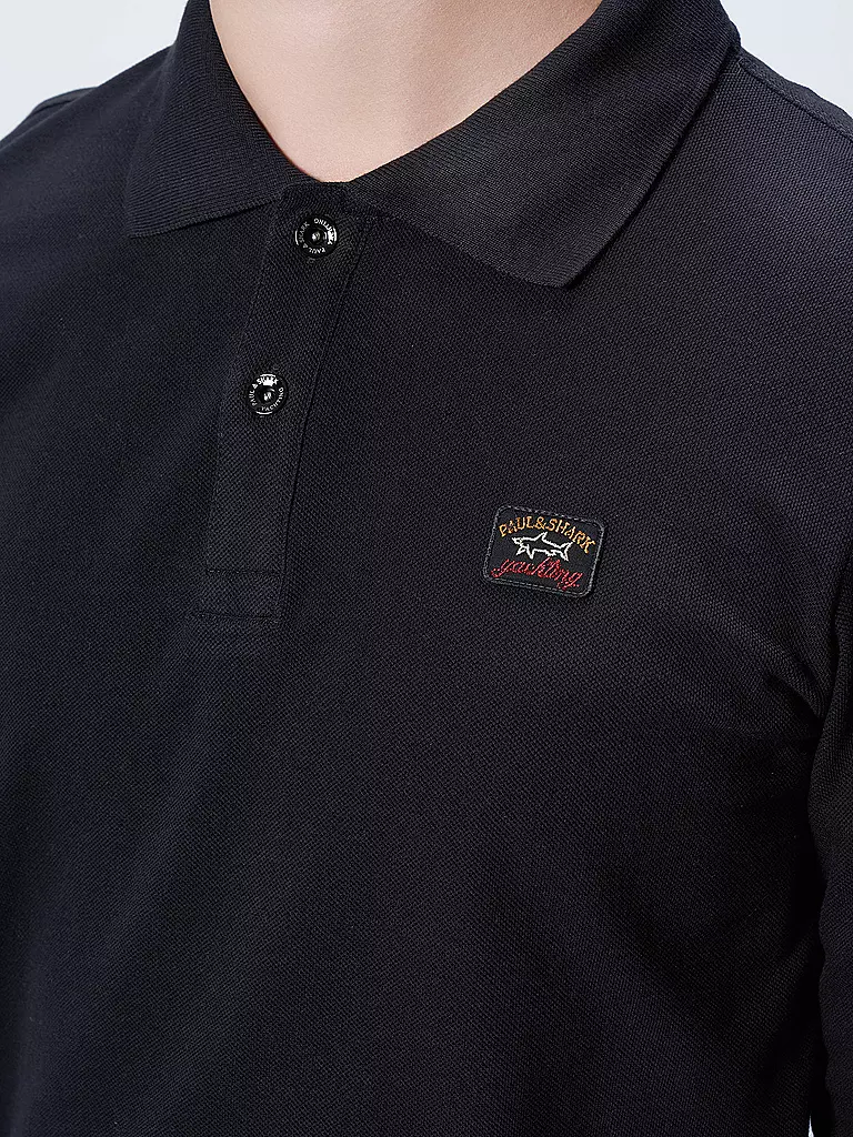 PAUL & SHARK Poloshirt  schwarz