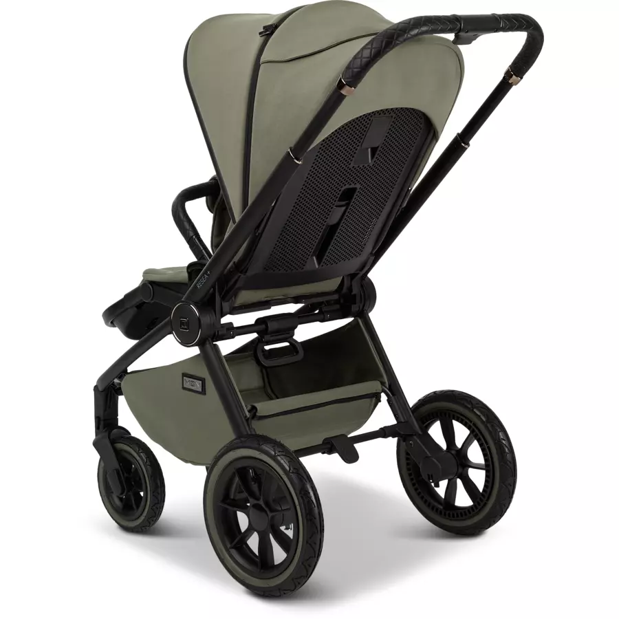 MOON Kombikinderwagen Resea Edition+ moss greenblack matt