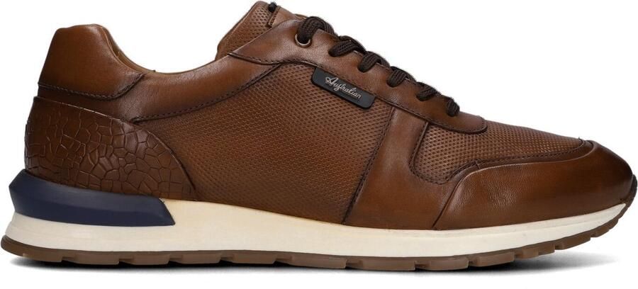 Australian CAMBRIDGE 15 1625 01 D21 Cognacbruine sneaker wijdte G