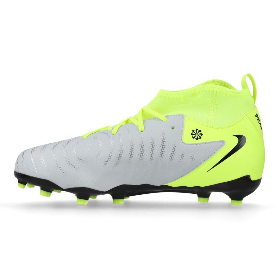 Nike Phantom Luna II Academy MG Mad Voltage - Argenté/Noir/Jaune Fluo Enfant