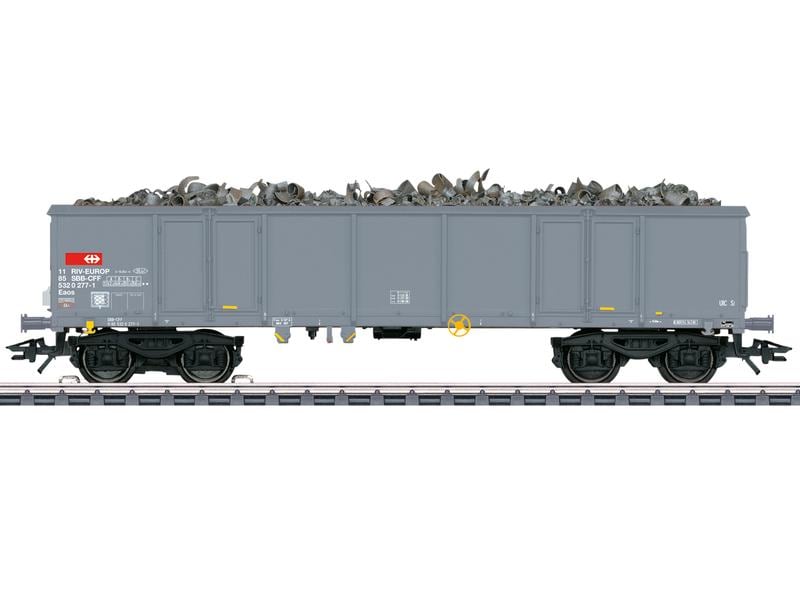 Märklin Offener Güterwagen Eaos, SBB, IV, H0, AC Offener Güterwagen der Bauart Eaos der Schweizerischen Bundesbahnen (SBB/CFF/FFS)