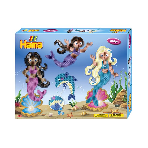 Perles Hama - Mini boîte les sirènes