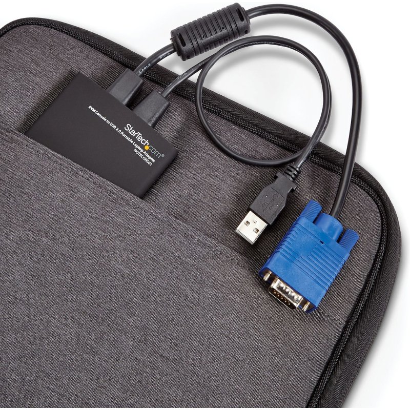 StarTech.com Adaptateur crash cart pour PC portable - Console KVM vers USB 2.0