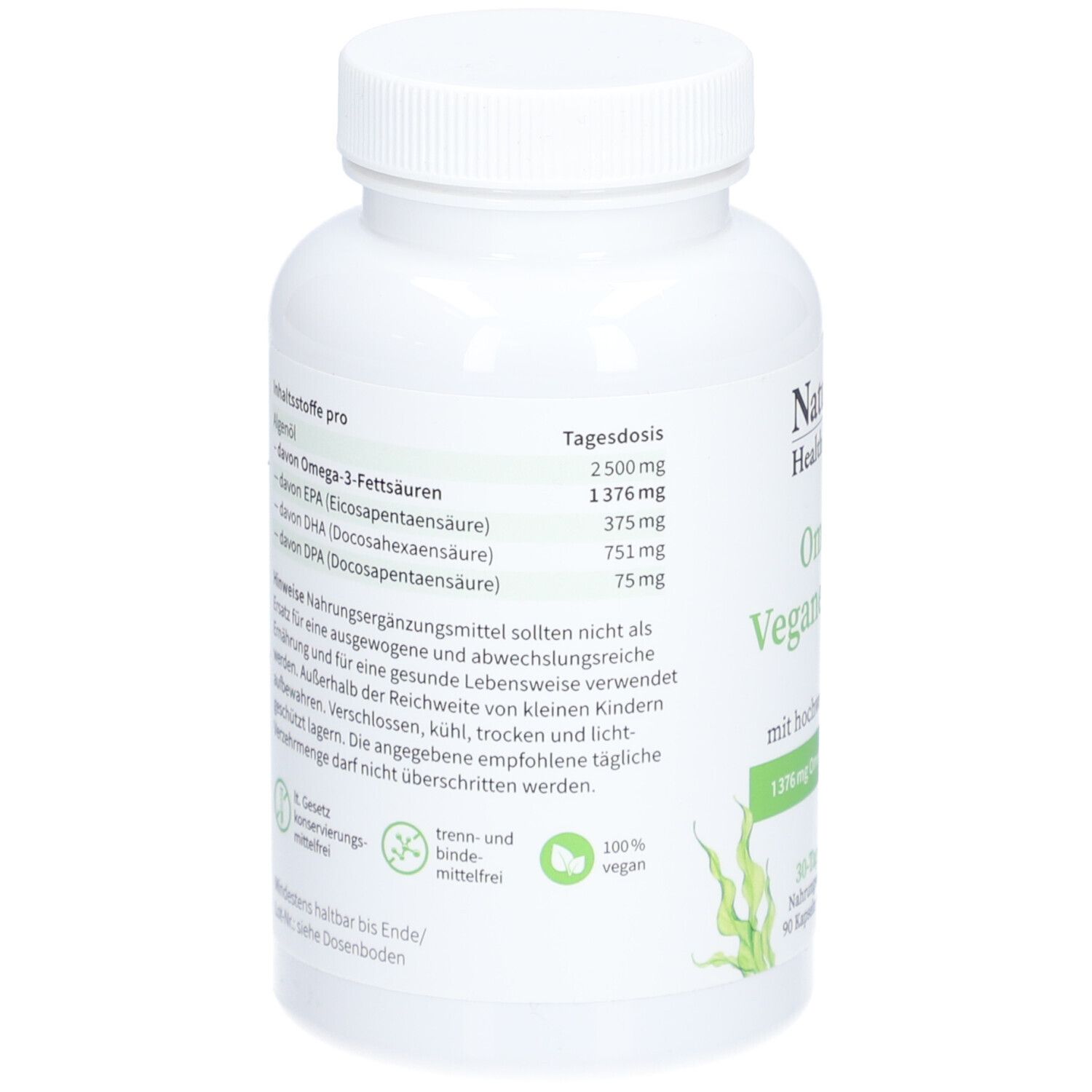 NatuGena® Omega-3 Vegane Kapseln