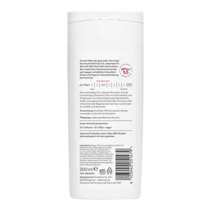 Sebamed Body Milk, 200 ml
