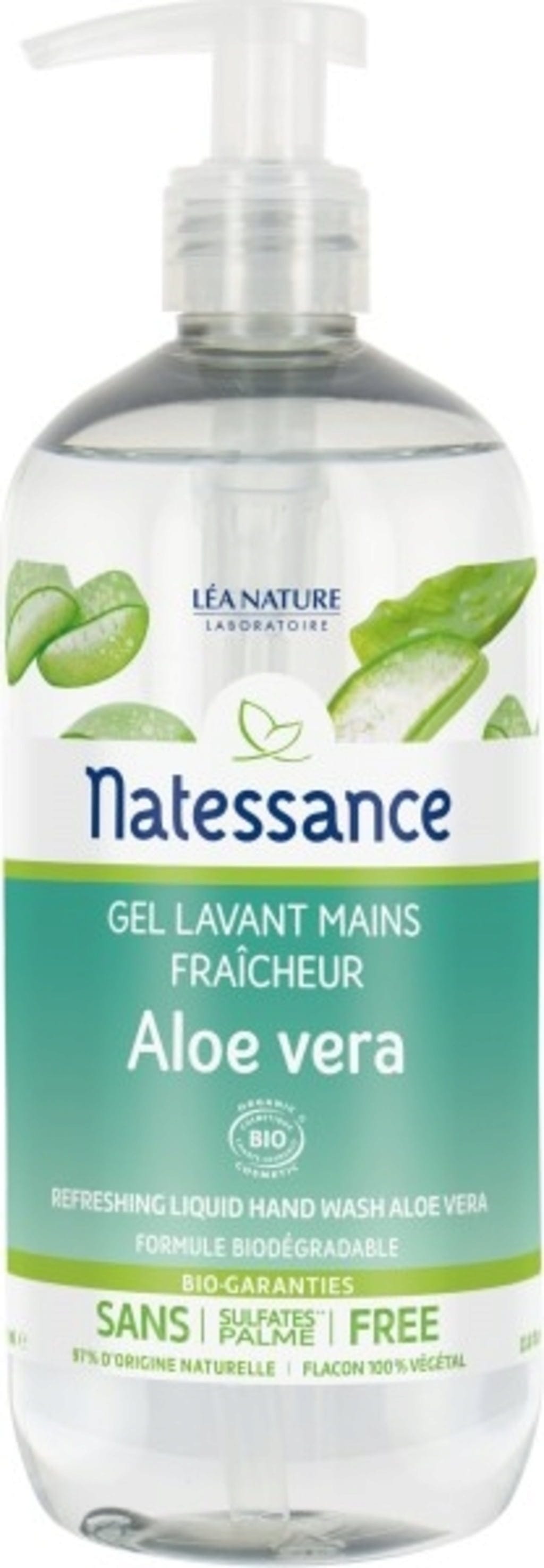 Natessance  Handwaschgel Aloe Vera, 500 ml