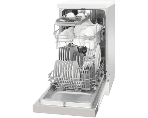 Amica EGSP 560 911 E semi-geïntegreerde vaatwasser, 45 x 87 x 58 cm, voor 10 couverts, 9 l inhoud, 47 dB(A)