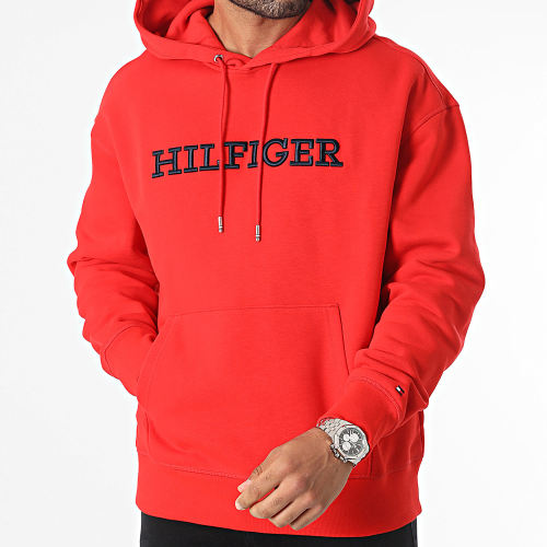 Sweat Capuche Mono Embro 3062 Rouge