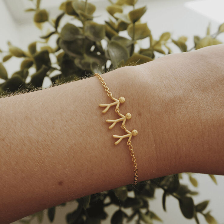 ByBiehl Together Family 3 bracelet - GP Guld