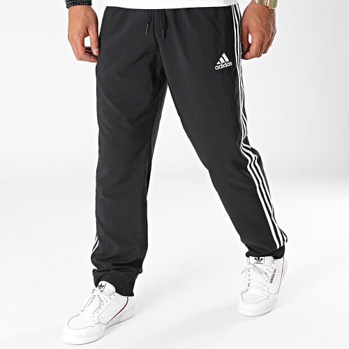 Pantalon Jogging A Bandes GK8980 Noir