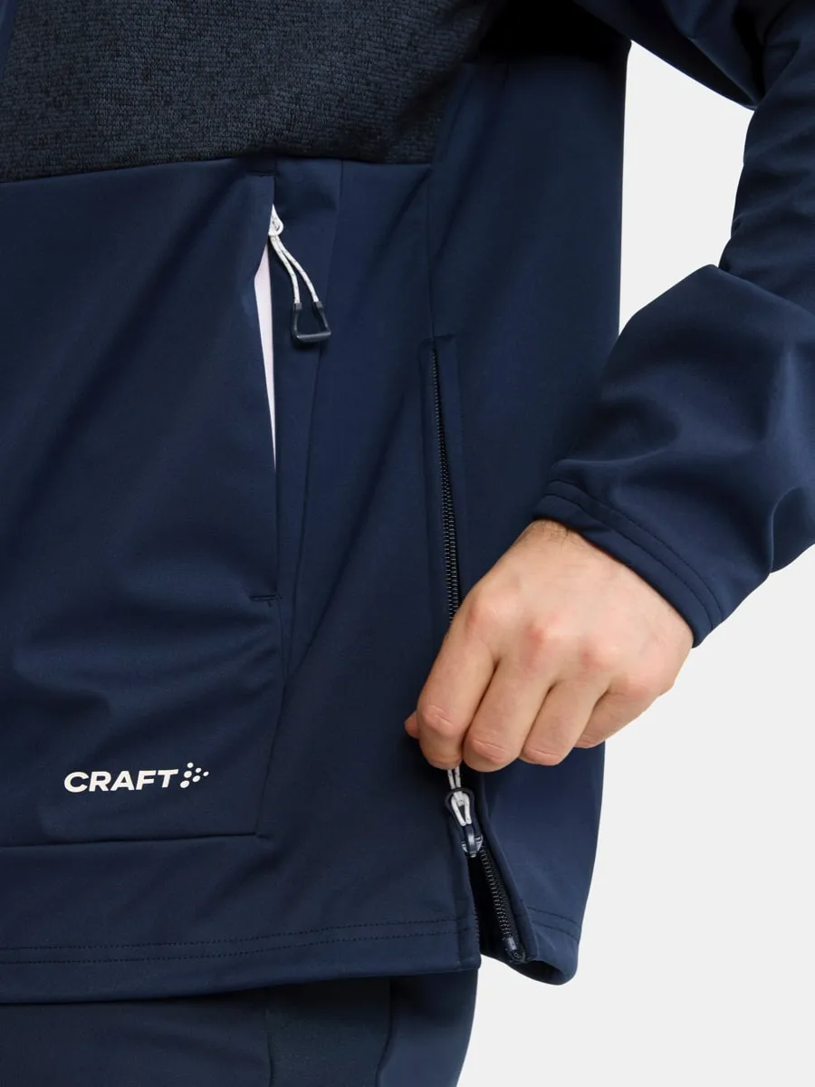 Craft Nor Adv Backcountry Anorak M White/Blaze