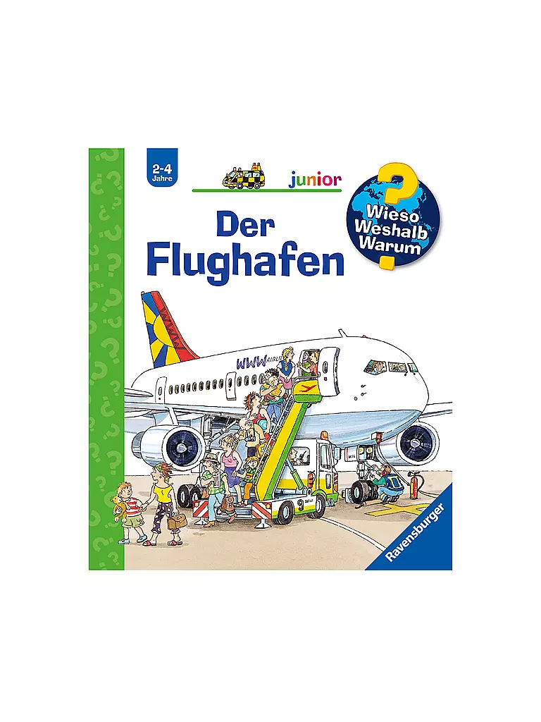 --- Buch - Wieso Weshalb Warum Junior - Der Flughafen Band 3 keine Farbe