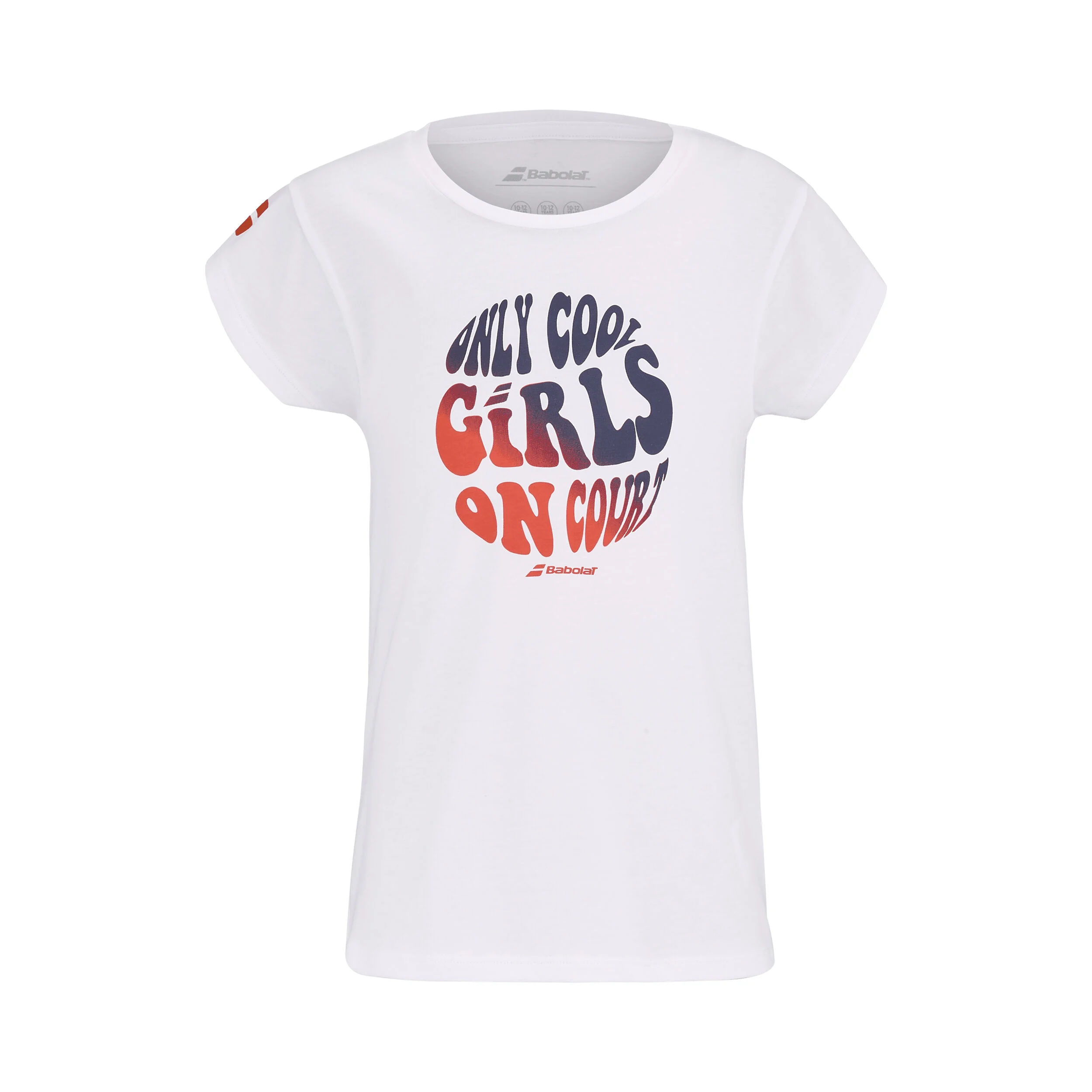 Babolat Exercise T-shirt Filles - Blanc , Multicouleur