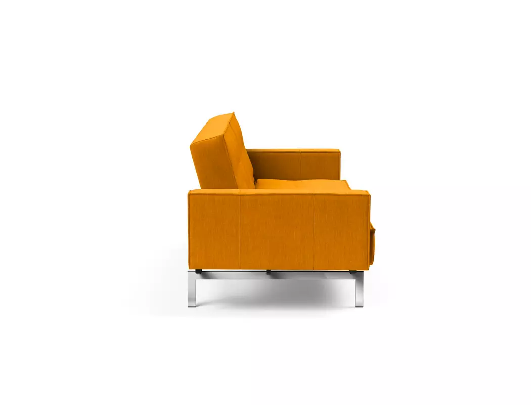 Schlafsofa mit Armlehnen Splitback Chrom