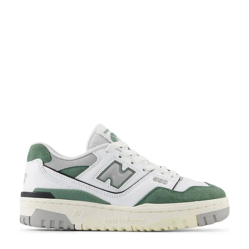 New Balance 550sneakers wit/groen/grijs