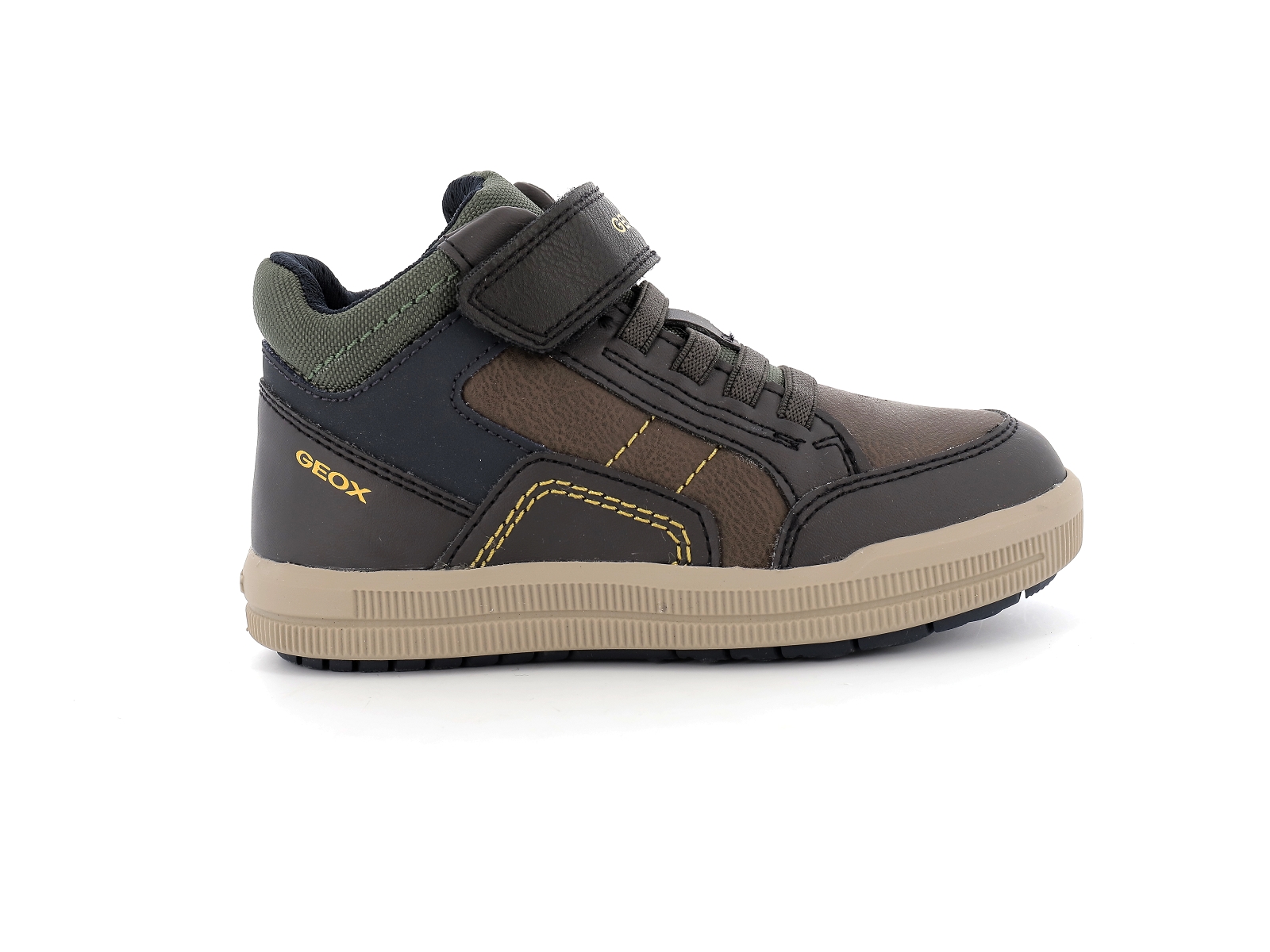 Geox-J ARZACH BOY-J044AA Matières combinées Cafe