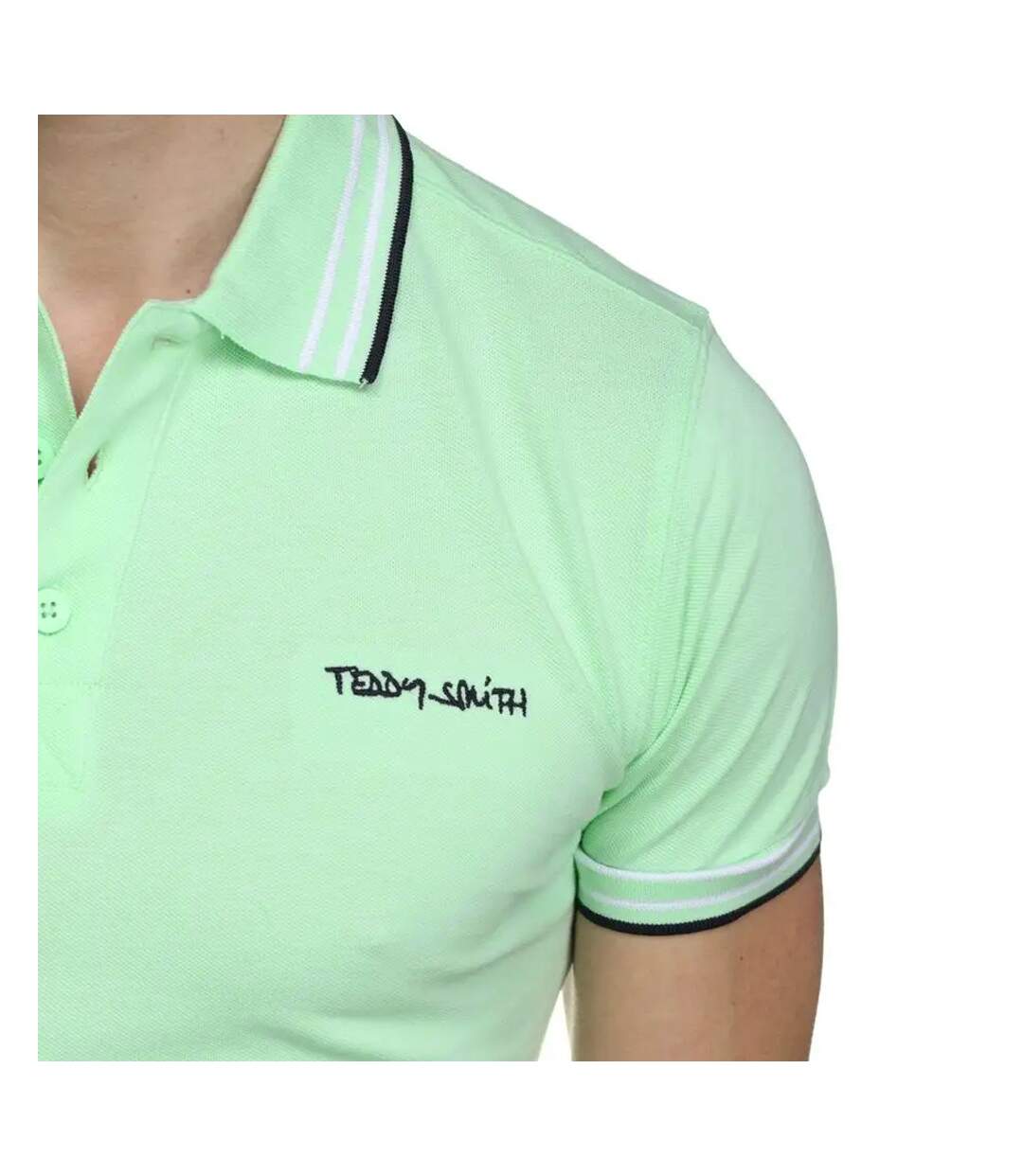 Polo Vert Homme Teddy Smith Pasian