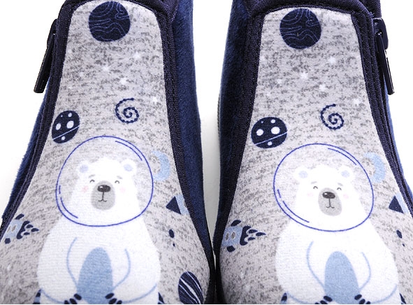 Bossi chaussons bebe graff sb1 8415 bleu