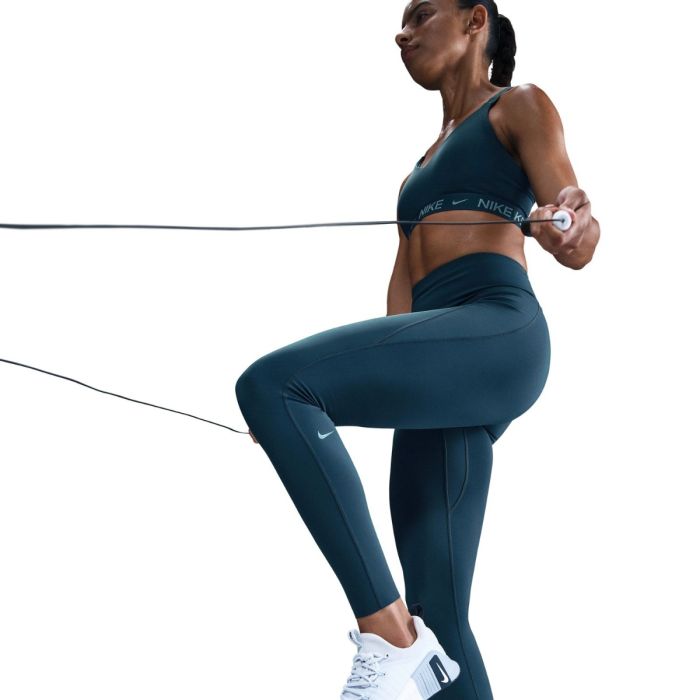 Nike Dame Lange tights Universa Dri-FIT Pocket Tights Blå