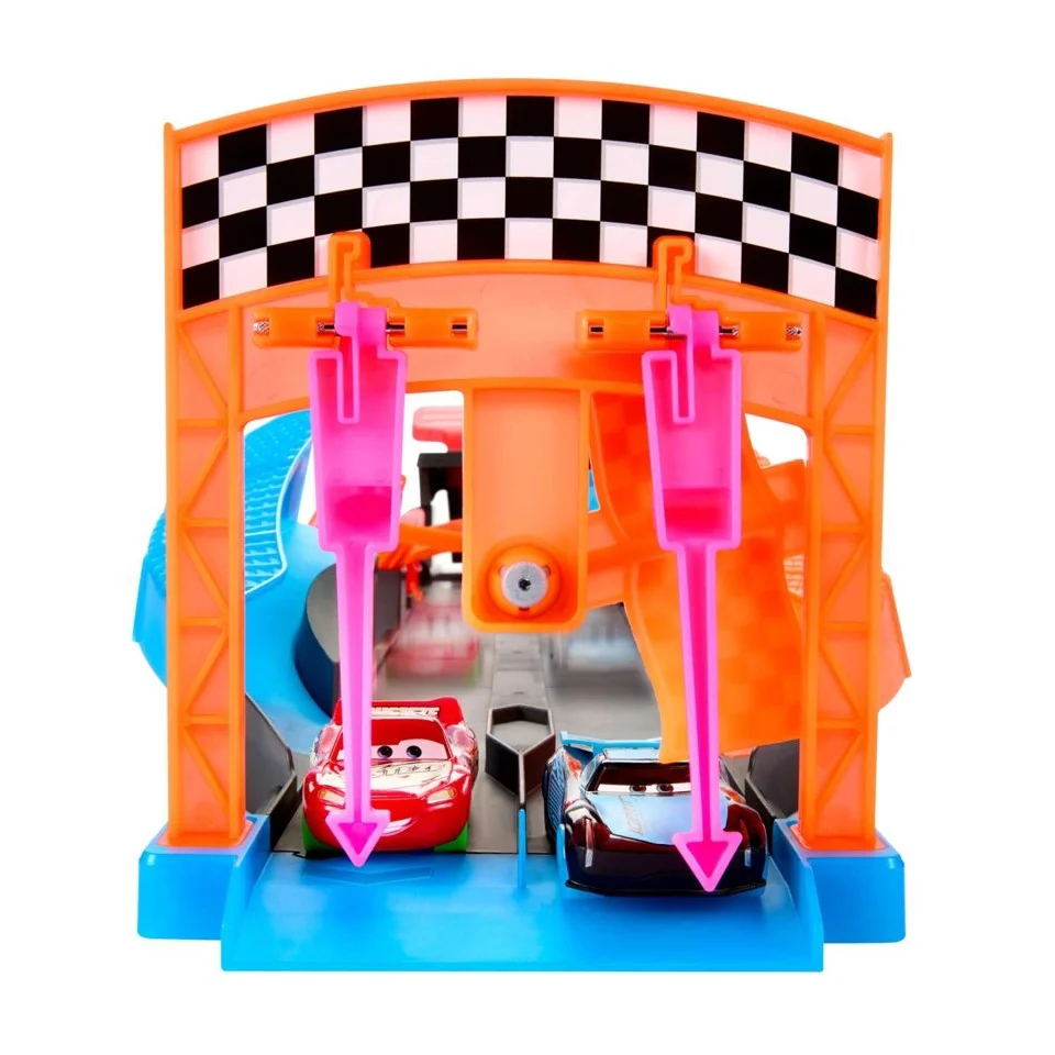 Disney Pixar - Biler Glow Racers Launch & Criss-Cross Glow Race Legesæt