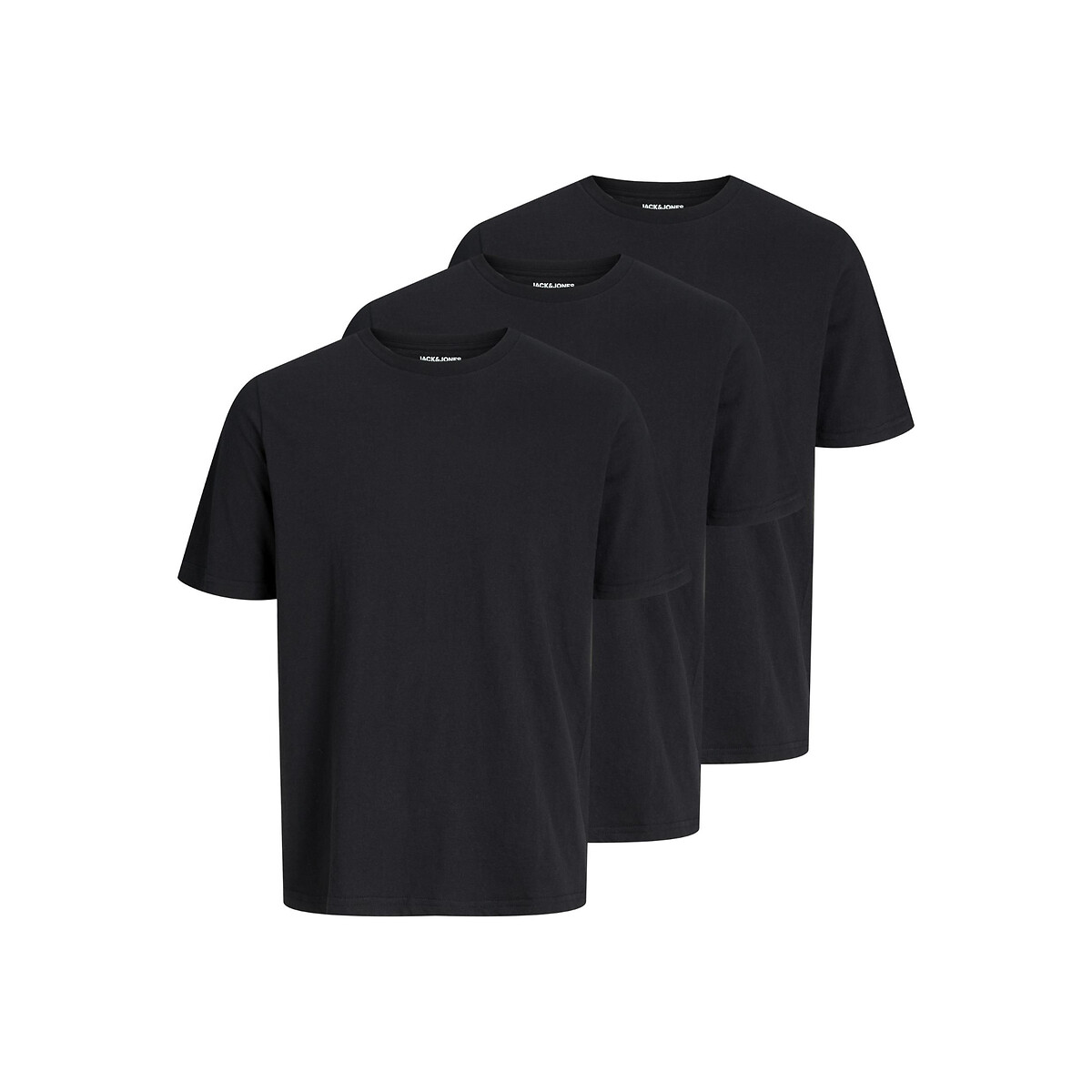 JACK & JONES<br>Conjunto de 3 camisetas de gola redonda