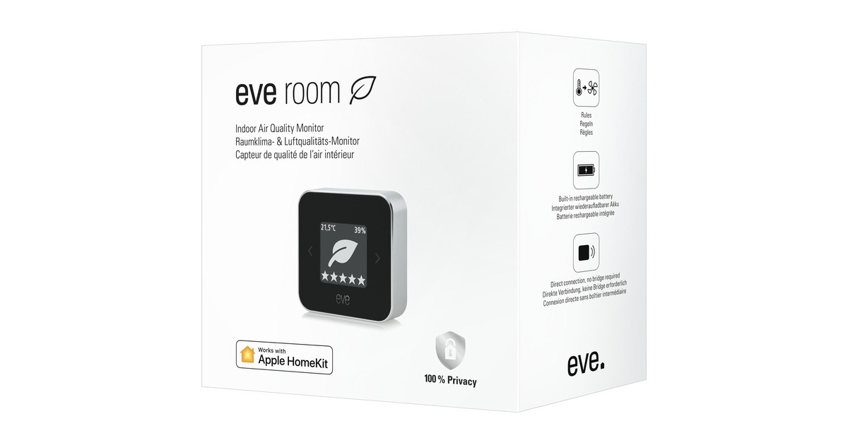 eveRoom Indoor Air Quality Monitor sensor  (BLE, Thread)