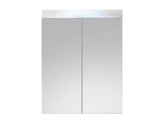 Armoire murale avec miroir blanc brillant Kelia 60cm
