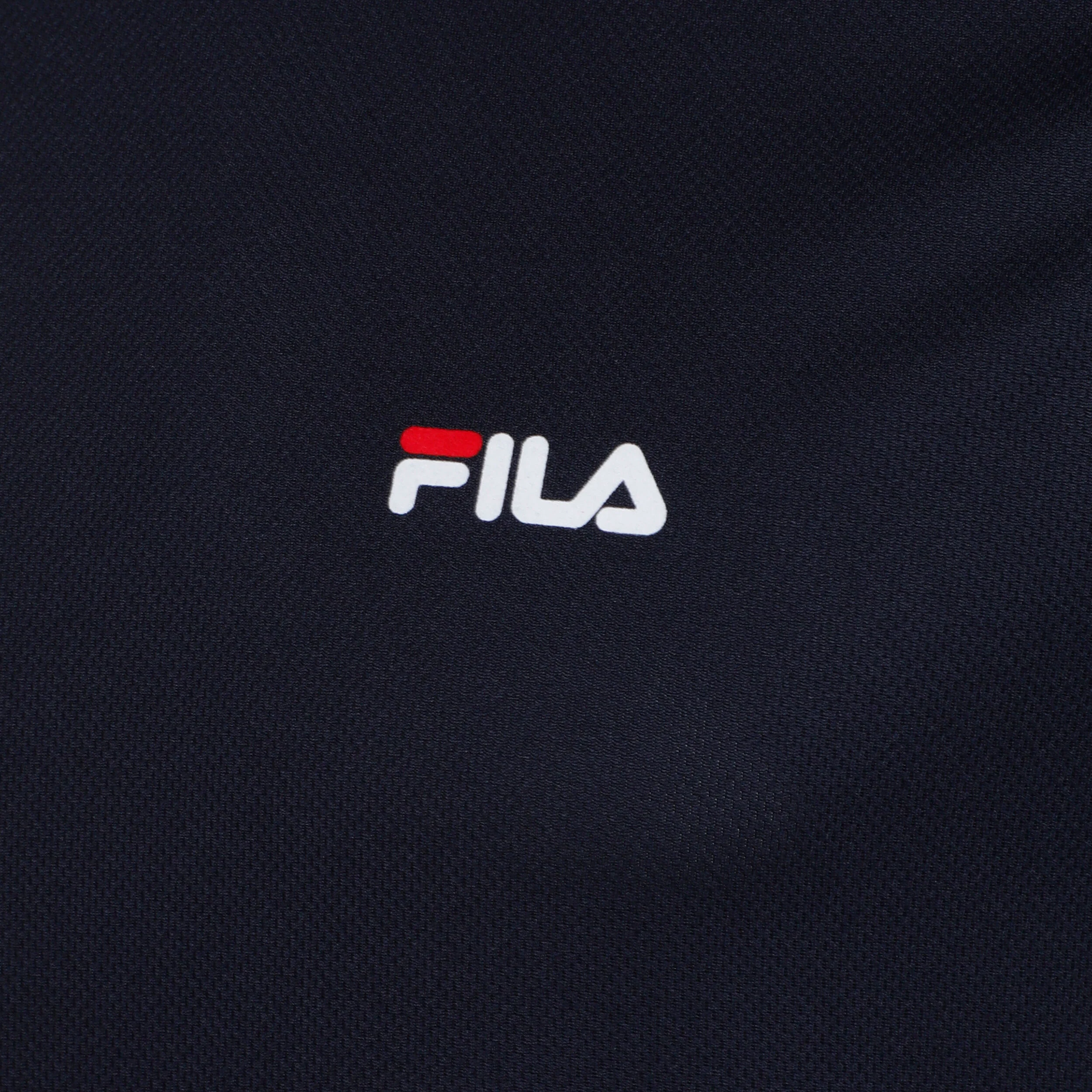 Fila Logo Small T-shirt Hommes - Bleu Foncé