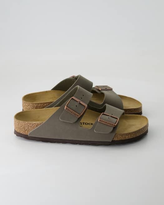 Birkenstock Arizona Pantoletten in Grau