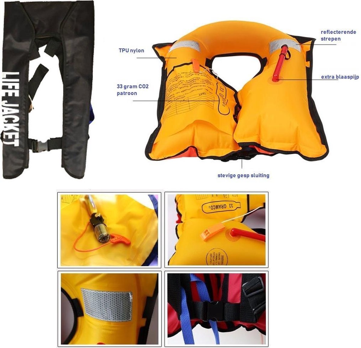 SUPTRUE 150-N automatisch reddingsvest