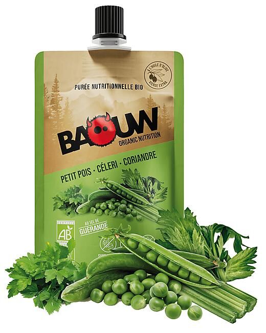 BAOUW - PUREE PETIT POIS CELERI CORIANDRE BIO 90 GR
